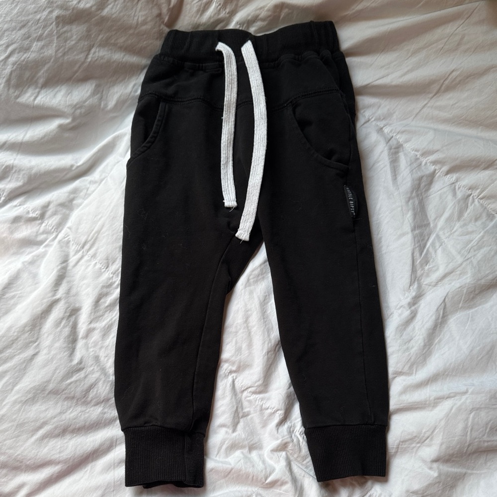 SOLD Little Bipsy Classic Black Joggers